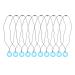 10PCS Kids Chewing Pendant Chew Sensory Necklace - Dark Blue | Silicone Teething Pain Relief for Children - Low Temp Resistant - Buy Online on SooperMarket.com