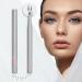 Ailevant Double Tip Lower Eyelash Pencil - Smudge Proof Double Tip Lower Lash Pen - Waterproof Double Precision Tips Liquid Eyeliner for Natural Looking Eyelashes and Eyebrows Double Tips-Y01 Dark Brown-2 PCS