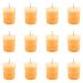 Pajoma fragrance votive candle 12 pieces of 55 g vanilla |Marble votive candle burning time approx. 17 hours - height 5 cm 4 cm |Premium quality vanilla 12