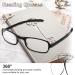 Folding Reading Glasses for Men & Women - Portable Ultra Thin Black Presbyopic Glasses (2.0) | International Shipping - Buy Online on SooperMarket.com