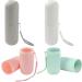 Magideal Portable Toothbrush Storage Box - 5x Raccination Holder for Business Trips & Family - Dust-Tight Organizer - Buy Online on SooperMarket.com