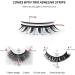 Reusable Self-Adhesive Eyelashes Wispy Fake Eyelashes Natural Look Fluffy Curling Long Eyelashes No Glue/Eyeliner/Magnet Needed Waterproof and Easy to Put on - Buy Online on SooperMarket.com