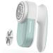 BEAUTURAL Fabric Shaver and Lint Remover Rechargeable Sweater Defuzzer with 2 Speeds 1 Replaceable 6-Leaf Blade Remove Fuzz Lint Balls Pills Bobbles for Clothes and Furniture Green