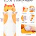 Mewaii 44in Long Cat Plush Pillow - Cute Kitty Stuffed Animal Squishy Toy for Kids (Orange) | Soft Hugging & Sleeping Pillow, 44inch/110cm - Buy Online on SooperMarket.com