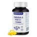FEMMEROL Omega 3 Fish Oil 120 Capsules 2000mg Per Serving - Enteric Coated Deep Sea Fish Oil Supplements with 1800mg EPA and DHA for Healthy Brain Heart and Cardiovascular - 90% Purity - NON GMO