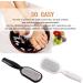 Dajidafu Foot Callus Rasp Household Skins Scrubbing Files Rubbings Accessories Pedicure Accessory Dead Skin Removal Scrubber white - Buy Online on SooperMarket.com