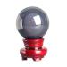 Natural Sphere 1pc Natural Black Obsidian Sphere Large Crystal Quartz Balls for Decorative (Color : 50-60mm)