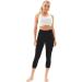 AFITNE High Waisted Capri Leggings for Women | Tummy Control Workout Pants with Pockets | X-Small Black - Buy Online on SooperMarket.com