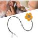 Hearing Amplifier Clip & Lanyard for Seniors | Floral Design Earphone Fastening Belt | Anti-Loss Listener Rope for Both Ears - Buy Online on SooperMarket.com