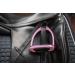 Equinate Stirrups Midway 10cm Pink - Anti-Slip Rubber Tread for Adults & Children - Set of 2 - International Shipping Available - Buy Online on SooperMarket.com