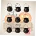 OFFSCH 9 Pcs Large Cooking Pot Halloween Candy Holder Mini Halloween Pumpkin Bucket Black Halloween Candy Bowl Halloween Candy Stands Cauldron Halloween Pendants Decorations Props Skull - Buy Online on SooperMarket.com