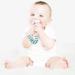 Teksome Schnullerleine | Fabric Pacifier Clips for Babies Toddlers & Kids | Soft Bite Ring | Secure Toy Clips - Buy Online on SooperMarket.com