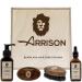 Arrison Beard Man Beard Kit Made in Italy + Birchwood box with shampoo and Bart l + beech wood brush and wild boar bristles - gift idea Bart Kit 3stk