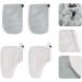 Beavorty 2 Pairs Gloves Wax Bath Foot Cover Paraffin Wax Booties Paraffin Treatments Cozies Hand and Foot Liners Wax Bath Mitts Disposable Foot Covers Paraffin Glove Short Boots Spa Grey - Buy Online on SooperMarket.com