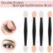 JASSINS 150 Pack Eyeshadow Applicators Disposable Eyeshadow Sponge Brush Double-Sided Eye Makeup Sponge Applicators (Skin+White) - Buy Online on SooperMarket.com