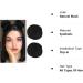 REECHO Space Bun Hair Pieces 2 PCS Mini Claw Clip in Messy & Cat Ears Fake Hair Bun Extensions Wig Accessory Updo Hairpieces for Women Girls (Pack of 2-3" Straight Natural Black) Pack of 2 - 3" Straight Natural Black - Buy Online on SooperMarket.com