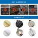 Child Safety Stove Knob Covers - 5 Pack with Double-Key Lock | Universal Gas Oven Knob Guards for Baby Proofing - Buy Online on SooperMarket.com