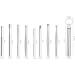 Worparsen Ear Cleaning Kit with Storage Holder Multi Styles Ear Cleaning Kit 8Pcs/Set Practical - Buy Online on SooperMarket.com
