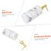PRETYZOOM 1pc Simple Storage Decorative Bath Lovely Press-Type Liquids Shower Resin Supply Replacement Use White 19.00X7.00X7.00CM - Buy Online on SooperMarket.com