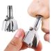 TEMKIN Stainless Steel Nose Hair Trimmer - Washable Portable & Manual Nose Hair Razor for Effortless Grooming - Buy Online on SooperMarket.com