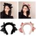 JSGHGDF Sweet Ballet Bowknot Plush Headband for Women Girls Furry Princess Hair Hoop Elegant Hair Styling Tool Pink - Buy Online on SooperMarket.com