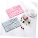 Cabilock 8 Pcs Cake Baking Tools Silicone Molds Polymer Clay Resin Mould DIY Material Paper Cup Chocolate - Buy Online on SooperMarket.com