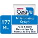 CeraVe Moisturising Cream for Dry to Very Dry Skin with Hyaluronic Acid and Ceramides - 177 ml - Buy Online on SooperMarket.com