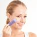 Veeteah Retractable Blush Brush Compact Powder Brush | Retractable Travel Powder Blush Brush Soft Bristles for Daily Use for Travel purple - Buy Online on SooperMarket.com