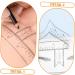 Hemoton 10pcs Tools Stickers Eyebrow Line for Measurement Makeup Eyebrow Mapper Positioning Ruler Disposable - Buy Online on SooperMarket.com