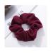 Soft Knitted Scrunchies Dark Colors - Cotton Hair Ties for Women - Buy Online on SooperMarket.com