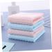 4pcs FRCOLOR Cotton Towel Set | Absorbent Makeup Remover & Facial Washcloths | Bathroom & Bath Supply Accessory | Baby Scarf | Blue - Buy Online on SooperMarket.com