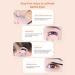 Heated Eyelash Curlers Electric Eyelash Curler with 3 Temperature Modes Intelligent Power-off 230mAh Rechargeable Battery One Charge for 60 Times Use (White) - Buy Online on SooperMarket.com