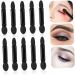 FOYTOKI 100 Pcs Makeup Eyeshadow Brush Eyeshadow Double Sided Eyeshadow Brush Kit Black - Buy Online on SooperMarket.com