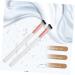 Beavorty 3pcs Fish Tail Brush Makeup Brush Nose Shadow Brush Nose Contour Brush Nose Brush Aluminum Tube - Buy Online on SooperMarket.com