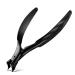 FERYES Wide Jaw Thick Toenail Clippers Thick Toenails - Precision Stainless Steel Toe Nail Clippers for Thick Nails for Seniors with Catcher -Black