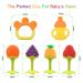 BPA Free Silicone Baby Teething Toys - 6 Pack | Freezer Safe & Organic Infant Teethers for Natural Brain Development - Buy Online on SooperMarket.com