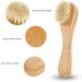 Buy Manual Facial Cleansing Brush - Exfoliating Skin Tool with Wooden Handle for Deep Pore Cleaning - Ideal for Daily Facial Care - Buy Online on SooperMarket.com