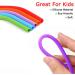Rommeka 12oz Stainless Steel Kids Cups 5 Pack - Colorful Drinking Tumbler with Silicone Lids and Straws for Toddlers, Children, and Adults - Buy Online on SooperMarket.com