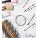 Soul Project Hair Ties - 100 No-Metal Elastic Bands for All Hair Types | Light Blonde 4mm - Perfect for Ponytails Braids & Gym - Buy Online on SooperMarket.com