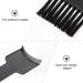 KALLORY Hair Dye Tools: Highlighting Board & Brush Kit for Hair Coloring - 4 Pcs Set, 32x10x1.3cm - Black - Buy Online on SooperMarket.com