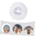 Transparent Plastic Shower Cap for Men and Women - Salon Bathing Head Cover - Buy Online on SooperMarket.com