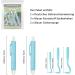 Nepfaivy Tick Pliers Set - 3 Tick Hooks & 2 Tweezers for Safe Tick Removal in Dogs Cats & Kids - Effective & Simple Tick Remover for All Sizes - Buy Online on SooperMarket.com