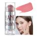 GL-Turelifes Blush Stick Blush Cream Moisturizing  Highlighter&Trimming Rouge Pen  Glow and Mood Boosting Blushes Stick Cheek Makeup Adds Shimmer  Easy To Use (04)
