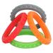 4PC Baby Biting Rings - Silicone Chicken Teething Toys - Red Orange Gray Green - Dishwasher & Fridge Safe - Ideal for Boys & Girls - Buy Online on SooperMarket.com