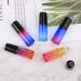 6-Pack 5ml Gradient Color Glass Roller Bottles for Perfume & Essential Oils - Refillable, Thick Glass with Metal Roller Ball - Home & Travel Use - Buy Online on SooperMarket.com