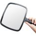 Xnicx Professional Hand Mirror - Barbers Shaving Salon Tool for Travel and Festivals - Compact Black Mirror with Handle - Buy Online on SooperMarket.com