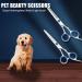 Plksei 2-Piece Dog Care Scissors Set | Professional Round & Curved Scissors for Dogs Cats & Pets | International Shipping - Buy Online on SooperMarket.com