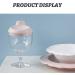 Kaiwern Pink Plastic Goblet Cup | Baby Sippy Cup Wine Glass | Beverage Mug Milk Bottle with Lid for Kids - Birthday Party Celebration - Buy Online on SooperMarket.com