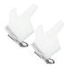 KOMBIUDA 1 Pair Anti-Eating Gloves Baby Mits Kids Gloves Infant Stop Sucking Finger Gloves Baby Stop Thumb Gloves Baby Stop Thumb Sucking Kit White Child Anti-Eating Hands Orthotics Nylon White 12x7cm