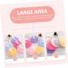 5pcs Round Cleansing Pads Puff Cosmetics Pad Girl Cosmetic Tool Woman Makeup Accessory Face Washing Pad Small Makeup Pad Makeup Tool Girl Makeup Pad Simple Rounded Makeup Pad/2071 12x12cm - Buy Online on SooperMarket.com